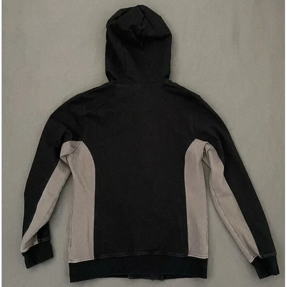 Polaris Jacket Womens Medium Black Gray Full Zip Hoodie Sweatshirt Long Sleeve - Picture 8 of 12